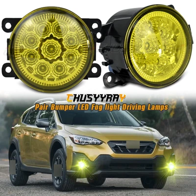 Front Clear Bumper Fog Light driving Lamp FOR Subaru Crosstrek Impreza 2018-2021 - Imagem 1 de 4