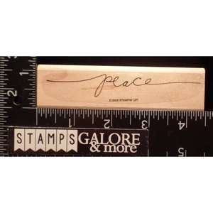 Stampin' Up! SELLOS DE GOMA 2005 PALABRAS MARAVILLOSAS PAZ #12 - Imagen 1 de 2
