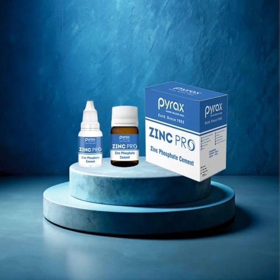 Dental Pyrax Zinc Phosphate Cement Permanent Tooth Filling Material Kit