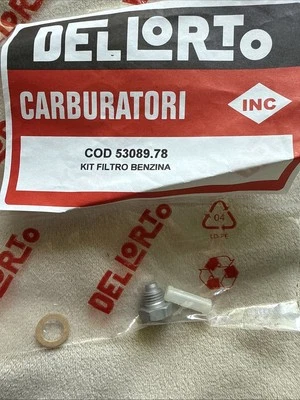 Kit de filtro de combustible genuino Dellorto Rotax Max Carb 53089-78 Foto 1 de 2