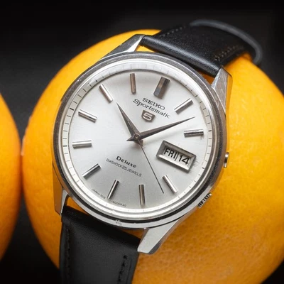 Винтажный (март 1966) SEIKO 7619-9000 Sportsmatic Deluxe, дельфин назад, обслуживается - Изображение 1 из 4