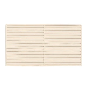 VAULT Vassoio Inserto ad Anello, Beige - Include 28 Rotoli di Anello - Impilabile - Antitar... - Foto 1 di 6