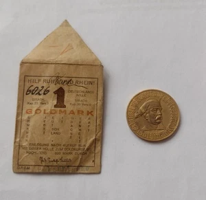 Notgeld Bielefeld 1923 German emergency Not-goldmark emergency money in original - Zdjęcie 1 z 12