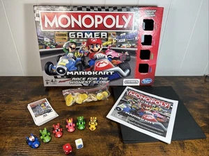 Monopoly Gamer Mario Kart Board Game by Hasbro Ages 8+ complete - Picture 1 of 6