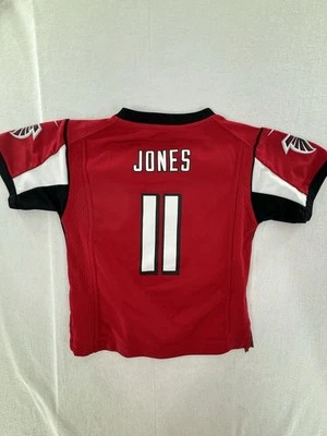 Camiseta Julio Jones 11 Atlanta Falcons Juvenil Mediana Roja Nike NFL Fútbol Niños Foto 1 de 4