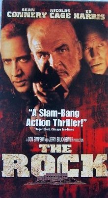 The Rock  (VINTAGE, VHS, 1998, VG) Sean Connery, Nicholas Cage  - Image 1 of 3