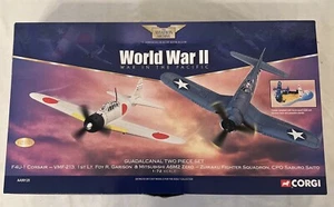 AA99120 Guadalcanal Two Piece Set F4U-1 Corsair & Mitsubishi A6M2 Zero - Picture 1 of 6