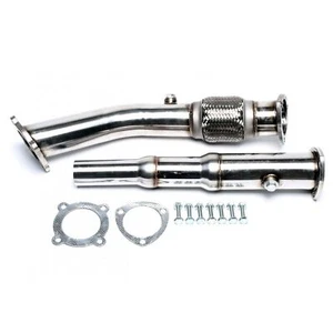 TA Technix Edelstahl-Downpipe 76mm 3 Zoll - 1.8T 20V - Audi A3 8L, Golf 4, Leon - Afbeelding 1 van 1