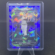 2023 Panini Prizm - Blue Cracked Ice SP - #279 Dick Williams - Brooklyn Dodgers