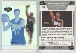 2007 Topps Co-Signers Silver Blue Foil /29 Derrick Byars Jason Smith Rookie RC