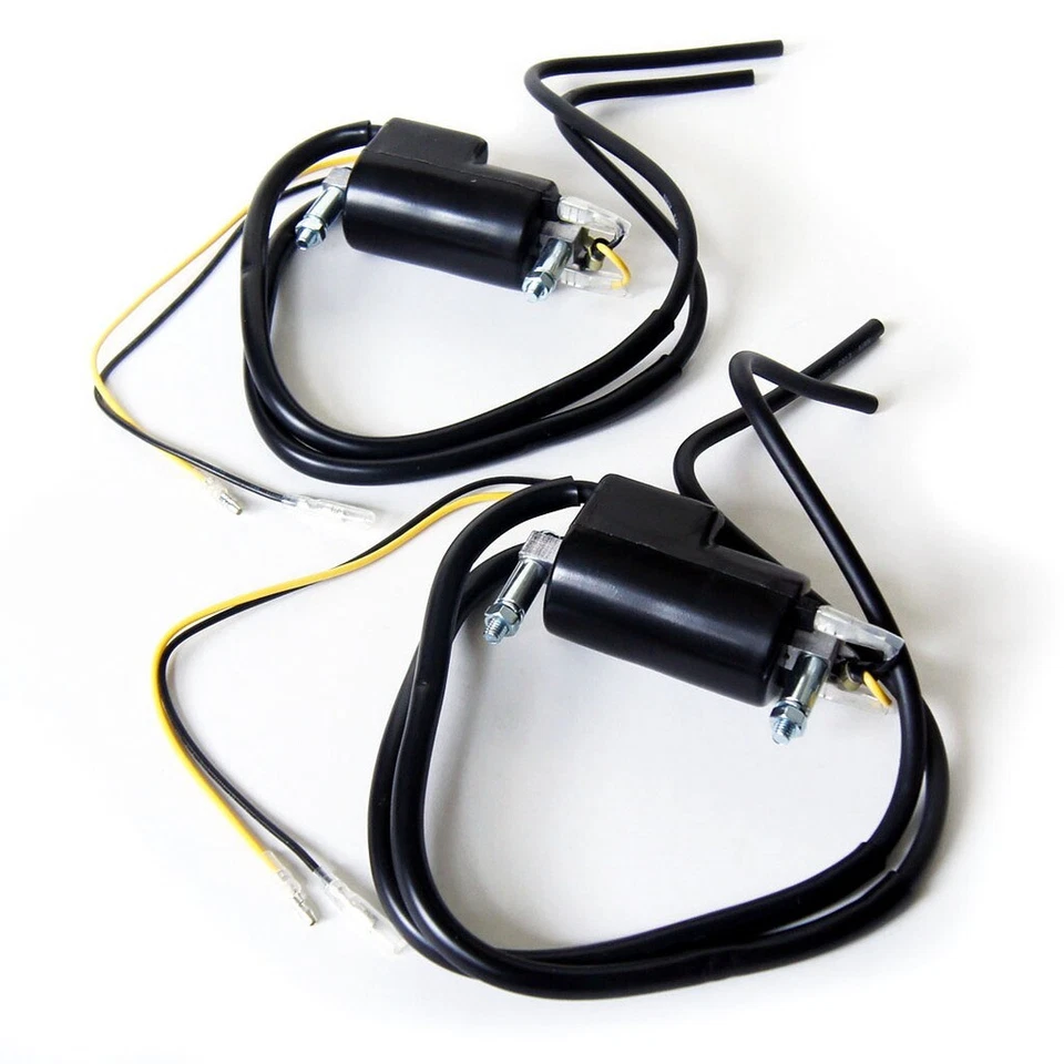 2x Suzuki Ignition Coils coil pack wires 4 ohm gs1150 gs1100 gs1000 gs850 gs750 - Image 1 of 1