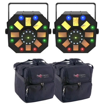 (2) Chauvet DJ Swarm Wash FX ILS 4 en 1 Efecto LED Accesorios con Bolsas Foto 1 de 4
