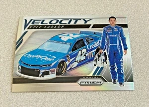Panini Prizm Racing Velocity Silver Prizm #80 2019 Kyle Larson - Imagen 1 de 2