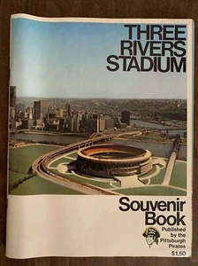 Vintage 1970 THREE RIVERS STADION SOUVENIR BOOK Pittsburgh Pirates - Bild 1 von 11