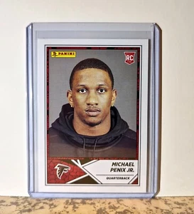 Michael Penix Jr. 2024 Panini NFL #76 Rookie Sticker Card Atlanta Falcons - Picture 1 of 2