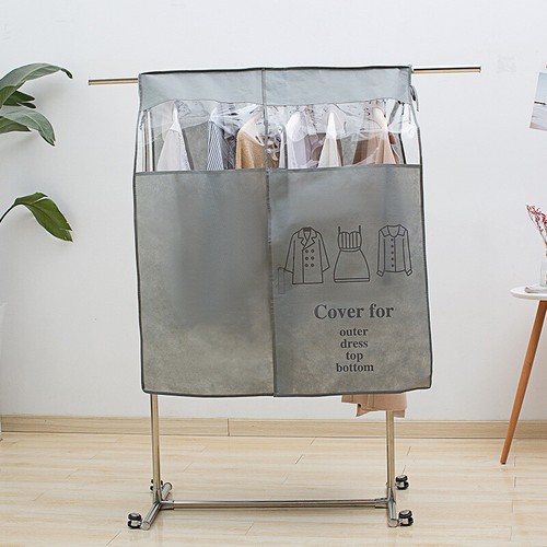 VETEMENTS Cappotto antipolvere grigio per vestiti casa