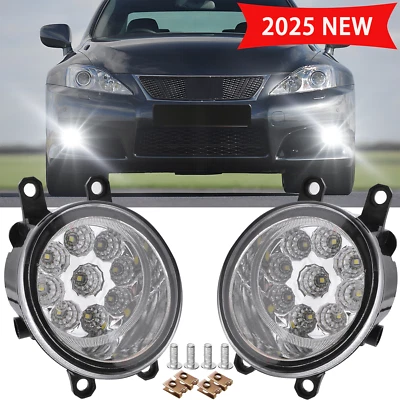 Par de lentes transparentes para Lexus IS-F 2008 2009-2013 parachoques luz antiniebla repuesto Foto 1 de 4