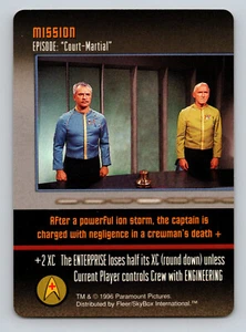 1996 Star Trek The Card Game Misson - Court Martial Card TCG CCG - Picture 1 of 2