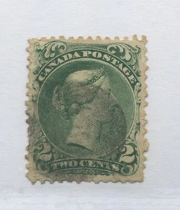 1868 Canada 2 cents Large Queen used - Bild 1 von 1