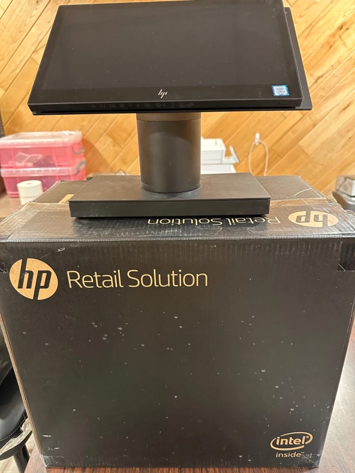 HP Elite POS Engage One 14 Touch AiO System Model 143 Intel i3 7100U 2.4 GHz - Image 1 of 1