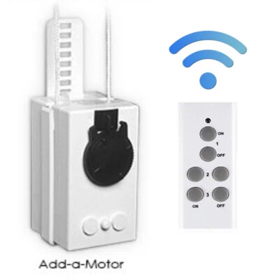 Drapery Motor with Remote Control to motorize curtains shades blinds drapes - Image 1 of 3