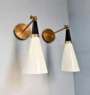 床边壁灯一对黄铜壁灯SCICCOSO可调节壁灯 — 第 1/4 张图片