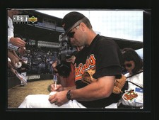 1996 Collector's Choice #421 Orioles Checklist TC, CL Gold Signature