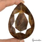 1170 Ct Natural Untreated Golden Brown Sapphire 75mm Pear Cut Rare Huge Gemstone
