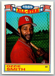 1986 Topps Glossy All-Stars Ozzie Smith St. Louis Cardinals #16