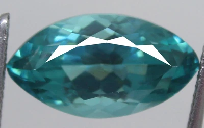 6,70 ct natürlicher zweifarbiger Paraiba Turmalin 16 x 8 mm Marquise-zertifiz... - Bild 1 von 4