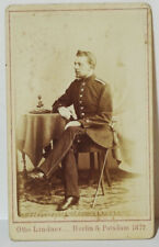 CdV Foto Soldat Kavallerie IOD Säbel Schulterklappen Linder Berlin 1872 