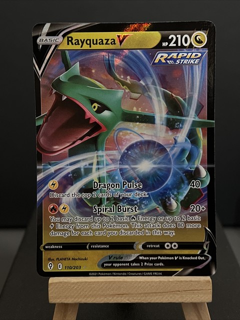 Preços baixos em Cartões de jogo de cartas colecionáveis individuais  Rayquaza Pokémon TCG XY em inglês