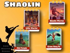 Full New Shaolin Set ( Fast Delivery ) Coin Master Cards