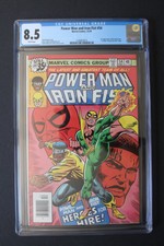 POWER MAN and IRON FIST #54 1st HEROES FOR HIRE 1978 INCINERATOR Netflix CGC 8.5