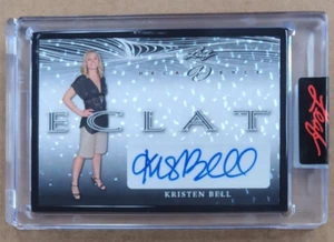 2023 Leaf Decadence Pop Century Eclat Auto Bubble Black #EKB1 Kristen Bell #1/7 - Picture 1 of 2