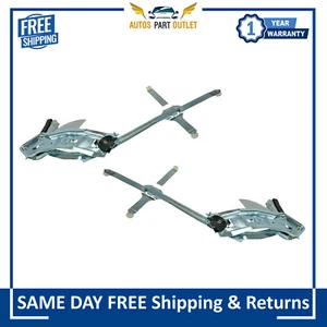 New Front Power Window Regulators w/ Motor Set For 1982-1991 Chevy GMC - Picture 1 of 7