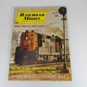 Railroad Model Craftsman Magazine June 1972 Modern Mill, Cotton Belt Locomotives - Picture 1 of 12