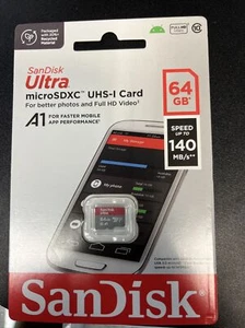 SANDISK 32GB 64GB  Ultra Extreme Micro SD Memory Card lot - Picture 1 of 3