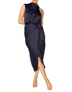 NEW & TAGS NAVY Pilgrim Brand Estafania formal cocktail Dress sz 10 Rp $200 - Bild 1 von 6