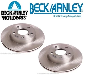PAIR Disc Brake Rotor OE Equivalent Front BECK/ARNLEY - Foto 1 di 3