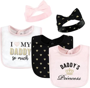 Conjunto de gorra babero de algodón unisex para bebé Hudson infantil - Imagen 1 de 5