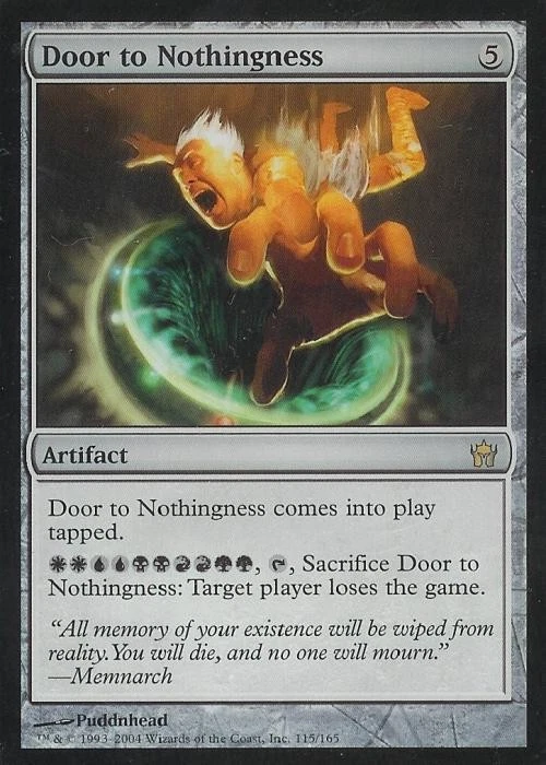 ~ Door to Nothingness ~ NM Foil ~ Fifth Dawn ~ MTG ~ - Image 1 of 1