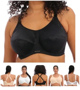 Elomi Energise Sports Bra 8041 Underwired Full Cup Supportive Womens Gym Bras - Picture 1 of 16
