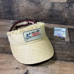 Worldwide Sportsman Fishing Visor Straw Sweatband Adjustable - Picture 1 of 4