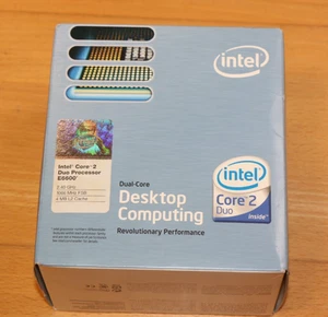 Intel CORE 2 Duo PROCESSOR E6600 2,40 GHz 2 MB Cache LGA 775 - 1066 *NEU* - Imagen 1 de 5