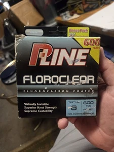 P-Line Lenza da Pesca Rivestita in Florocarbon Trasparente 600 iarde - Foto 1 di 2
