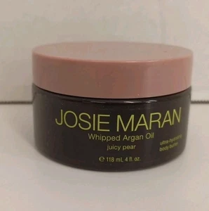 Josie Maran Whipped Argan Oil Ultra Hydrating Body Butter Saftige Birne 4 oz VERSIEGELT - Bild 1 von 2