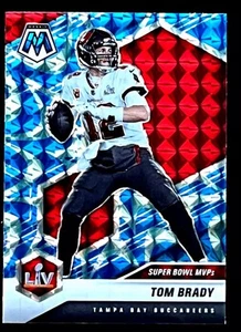 Tom Brady 2021 Mosaic Reactive Blue Prizm Super Bowl Jugador Más Valioso Buccaneers Nº 285 - Imagen 1 de 2