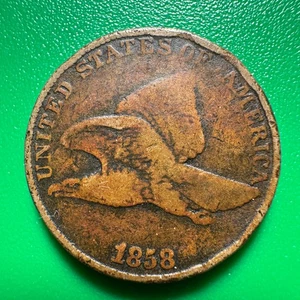 1858 Fliegender Adler Cent C154 - Bild 1 von 10