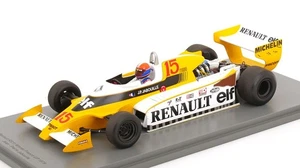 Spark Renault RS11 Winner GP France Jabouille 1979 with Showcase 1/18 Scale New! - Picture 1 of 5